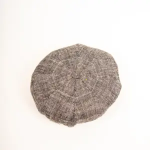 Stetson 8-Panel Cap Silk/Linen Herringbone