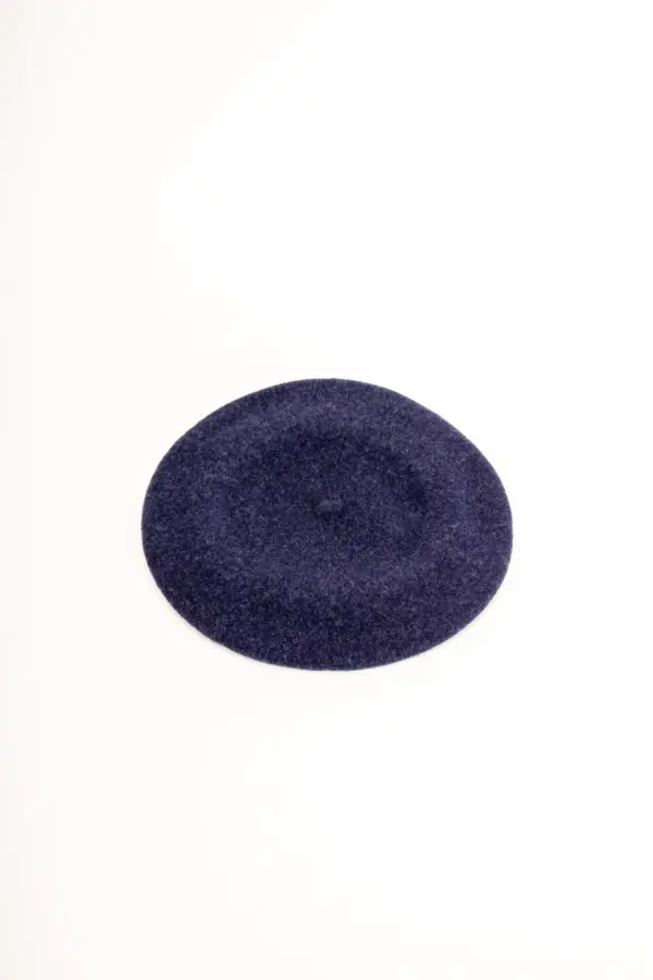 Kleine Baskenmütze Wolle Winter