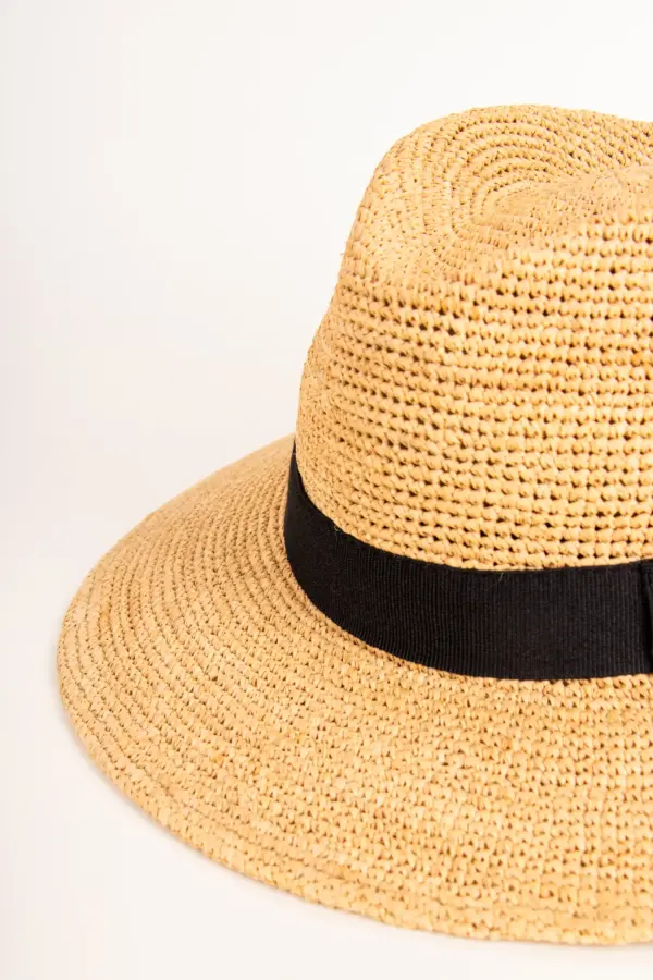 Faustmann Fedora aus Raffia