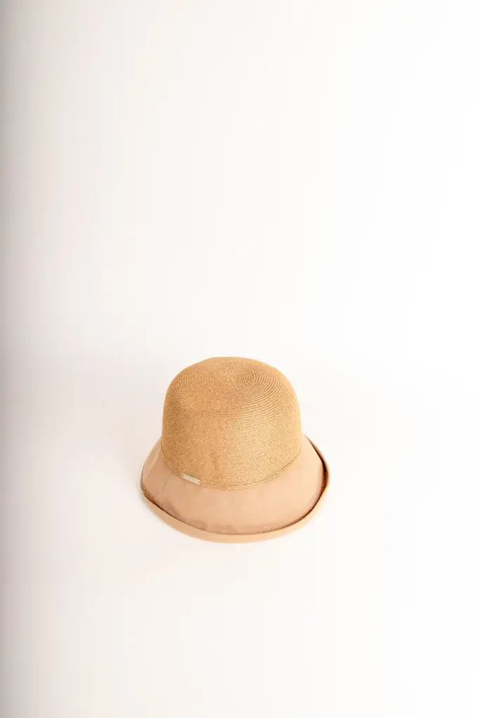 Seeberger Stoff Glocke mit Papierbortenkopf