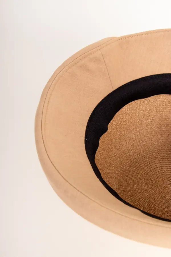 Seeberger Stoff Glocke mit Papierbortenkopf