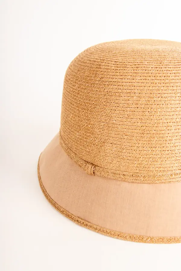 Seeberger Stoff Glocke mit Papierbortenkopf