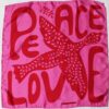 Les belles Vagabondes Mini Foulard Peace and Love