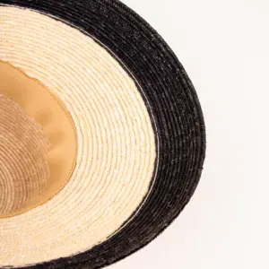 Seeberger Glocke Strohborte mit Kontrastkante