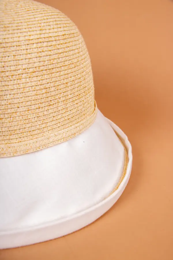 Seeberger Stoff Glocke mit Papierbortenkopf