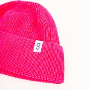 Grote Strickmütze mit Umschlag GOTS