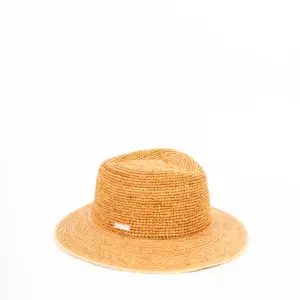 Seeberger Fedora aus Raffiastroh