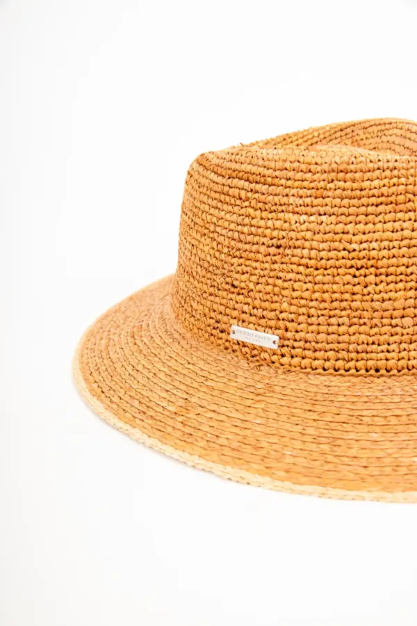 Seeberger Fedora aus Raffiastroh