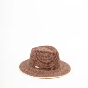 Seeberger Fedora aus Raffiastroh