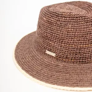 Seeberger Fedora aus Raffiastroh