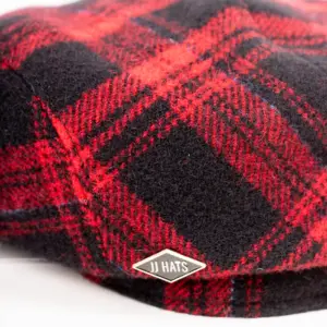 JJ Hats Driver Cap Wool Kariert