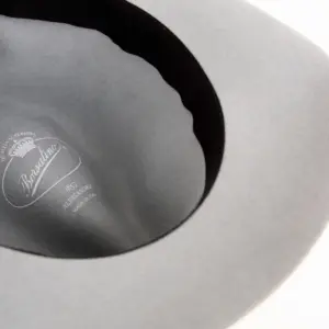 Borsalino Piuma 50 Gramm Silbergrau