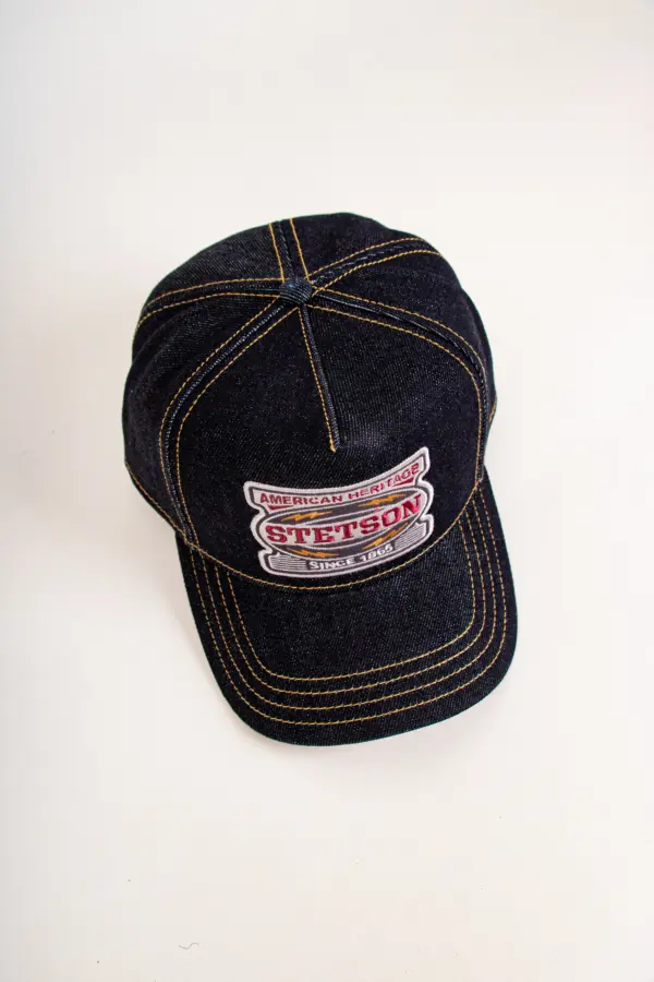 Stetson Trucker Cap Lightning Denim Stetson Trucker Cap Lightning Denim