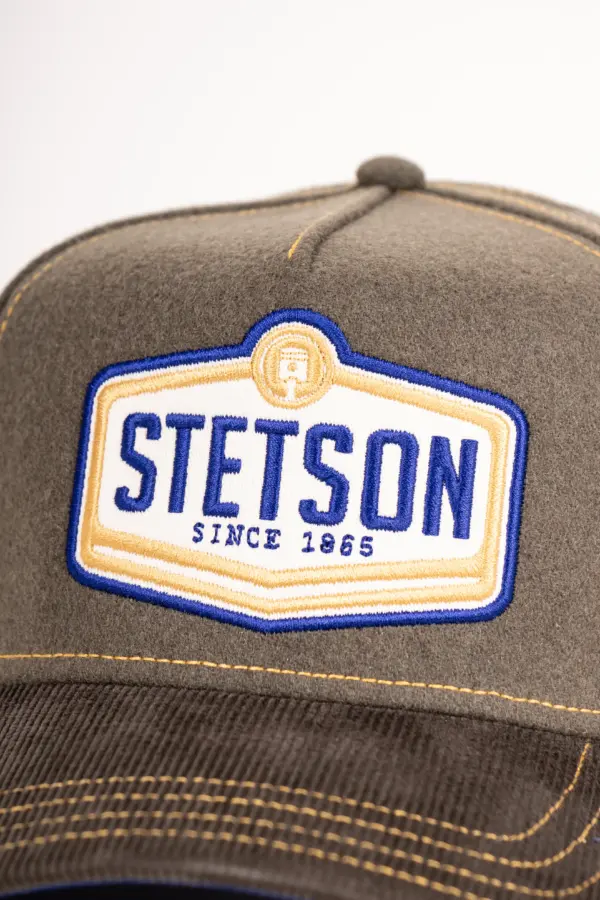 Stetson Trucker Cap Wool Piston Patch