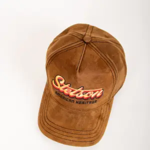 Stetson Trucker Cap Oily Goat Suede Ansicht von Oben