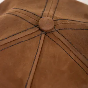 Stetson Trucker Cap Oily Goat Suede Detailansicht