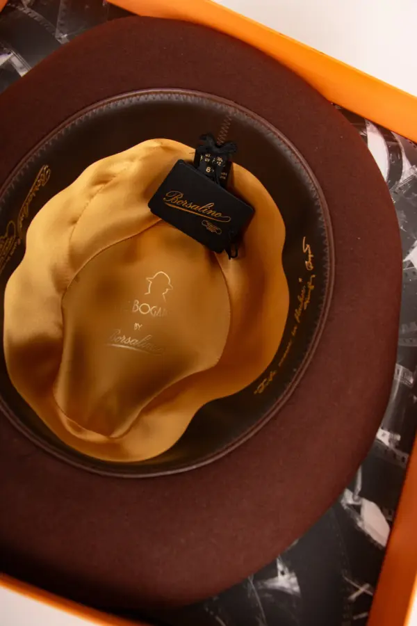 Borsalino Fedora The Bogart Cut 7 Futter
