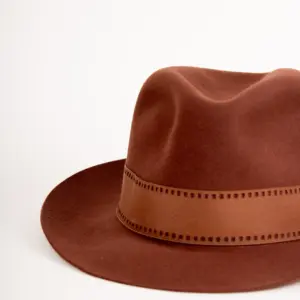 Borsalino Fedora The Bogart Cut 7 Detailansicht