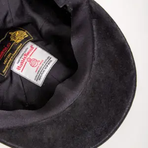 Bullani Ballonmütze Marlon Brando Harris Tweed Lederschirm