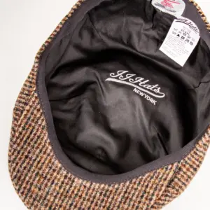 JJ Hats Duck Cap Harris Tweed
