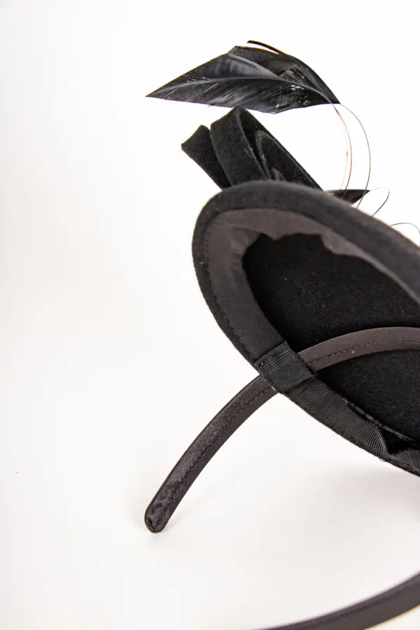 Fascinator Nightfever Wollfilz