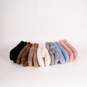 Kama Fäustlinge Fake Fur alle Farben