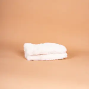 Kama Fäustlinge Fake Fur Offwhite