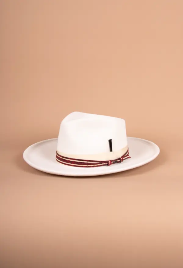 Bailey Klinger Filzhut in Off-White Ansicht vorne links