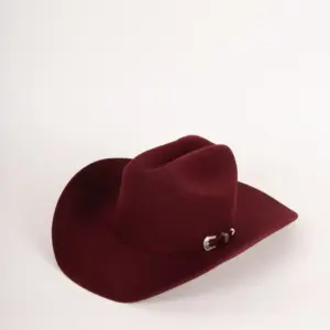 Bailey Lightning 4x Cowboyhut in Bordeau Rot Ansicht vorne links