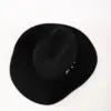 Bailey Luzerne Western Hat Bailey Luzerne Western Hat Schwarz aus der Vogelperspektive vorne links