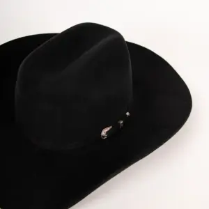 Bailey Luzerne Western Hat Schwarz Detail Hutband