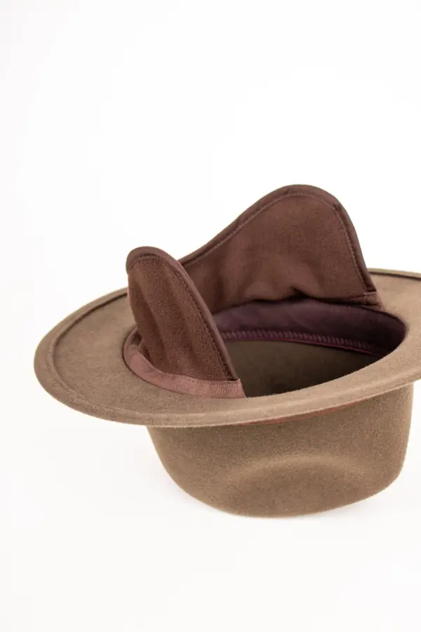Stetson Traveller Woolfelt Ohrenklappen Stetson Traveller Woolfelt mit Ohrenklappen Ansicht ausgeklappte Ohrenwärmer
