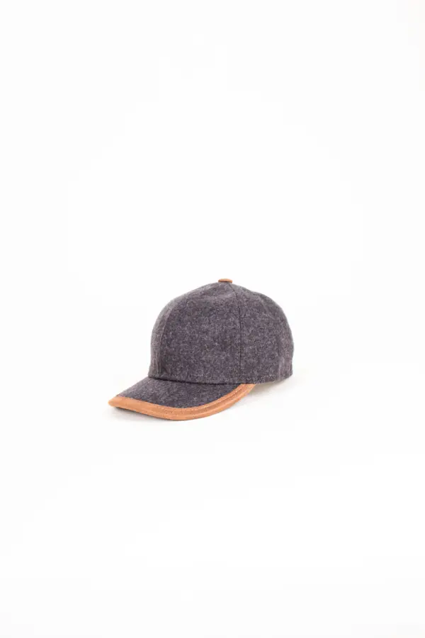 Fiebig Baseballcap Schurwolle Ohrenklappen Fiebig Baseballcap Schurwolle Ohrenklappen Anthrazit