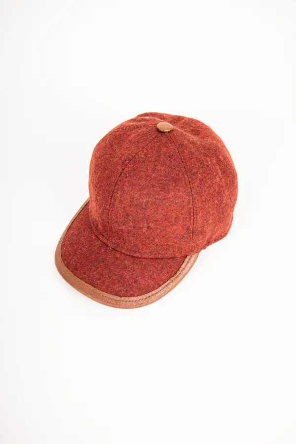 Fiebig Baseballcap Schurwolle Ohrenklappen Fiebig Baseballcap Schurwolle Ohrenklappen Bordeaux