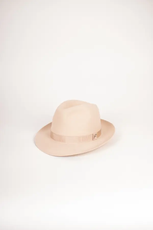 Fléchet Chazelle Fedora Haarfilz Mandel