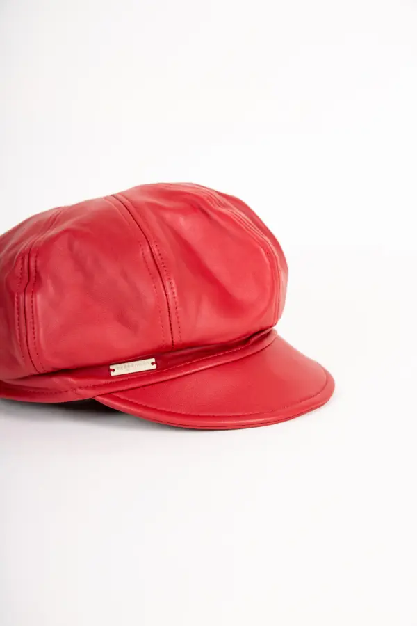 Seeberger Ballonmütze Leder