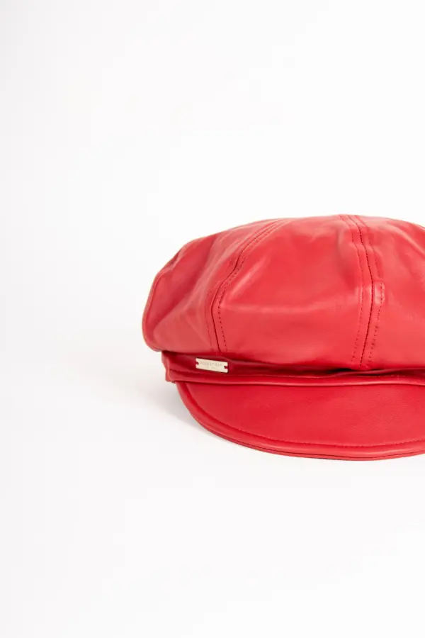 Seeberger Ballonmütze Leder