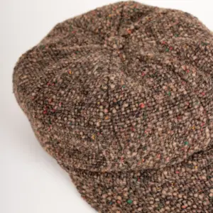 Bedacht Mallor Ballonmütze Wolle Braunmeliert
