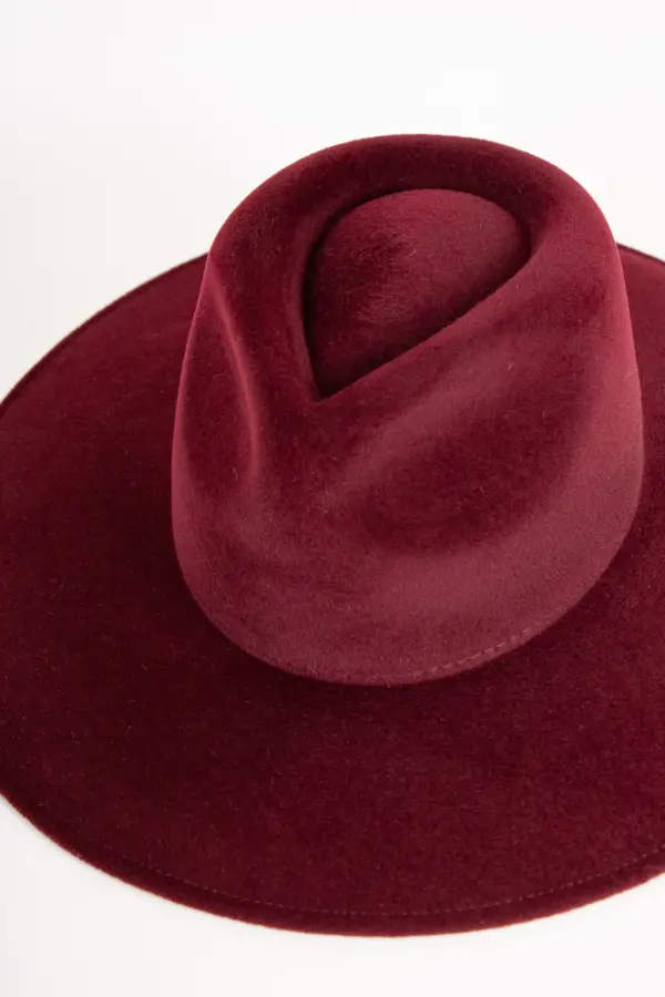 Webahats Isa Velourfilzhut Bordeaux