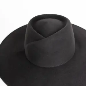 Webahats Fleur Velourfilzhut Schwarz