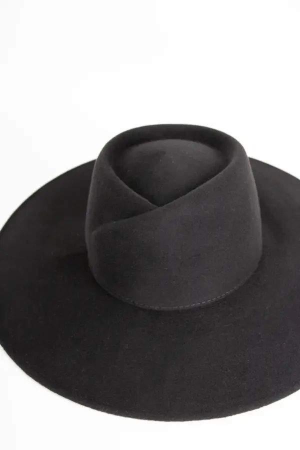 Webahats Fleur Velourfilzhut Schwarz