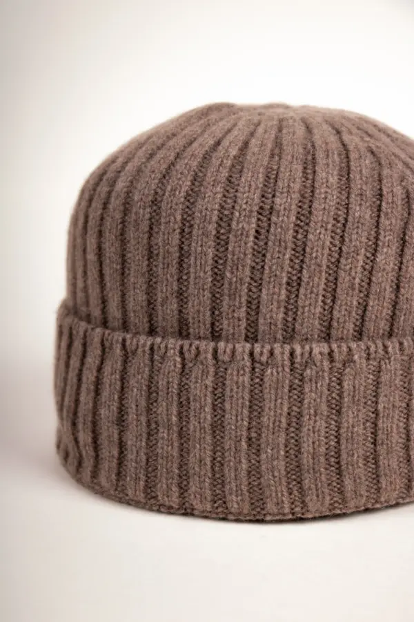 Grote Strickmütze Kaschmir Recycelt