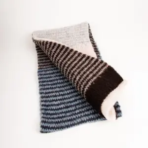 Grote Strickschal Wollmix bunt