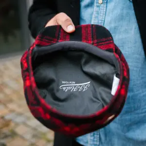 JJ Hats Driver Cap Wool Kariert