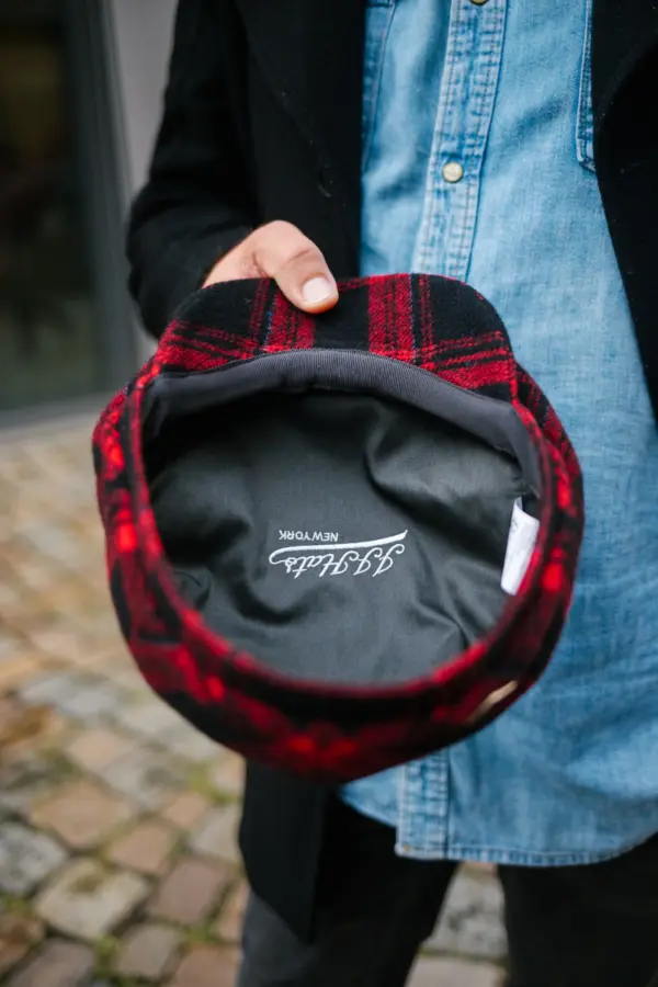 JJ Hats Driver Cap Wool Kariert JJ Hats Driver Cap Wool Kariert