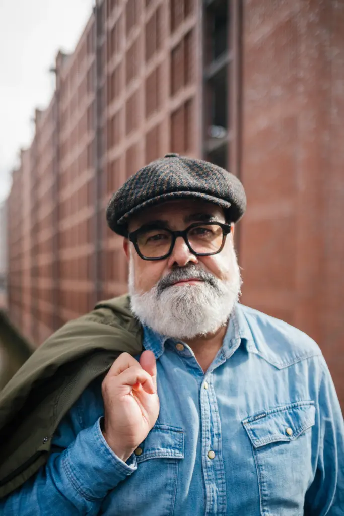 JJ Hats 8-Panel Cap Harris Tweed