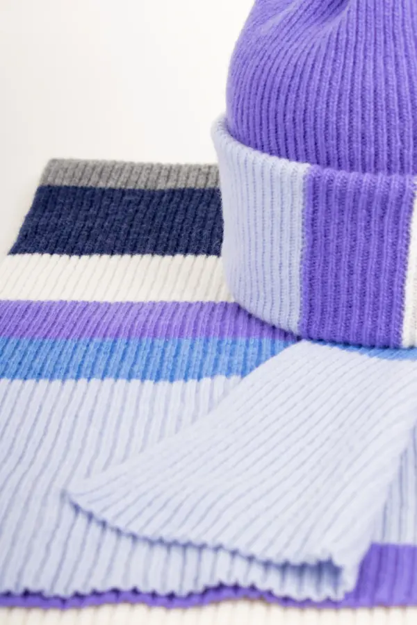 Grote Strickschal Farbmix extrafein