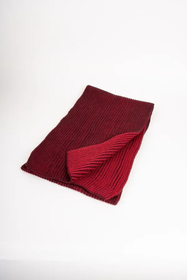 Grote Strickschal Merino zweifarbig