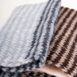 Grote Strickschal Wollmix bunt