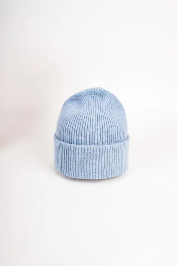 Grote Umschlagmütze aus recycled Kaschmir